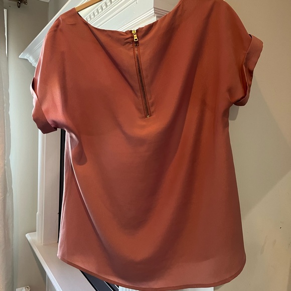 Mauve short sleeved blouse - Picture 2 of 5